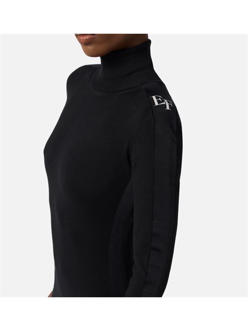 TURTLENECK DRESS ELISABETTA FRANCHI | AM03S56E2EF3 Nero/Milk